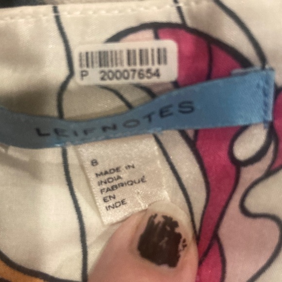 Anthropologie size 8 silk cotton blend mini skirt. Great condition - Picture 3 of 6